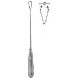 Recamier Uterine Curettes Blunt 21mm 26cm Fig # 11 Rigid